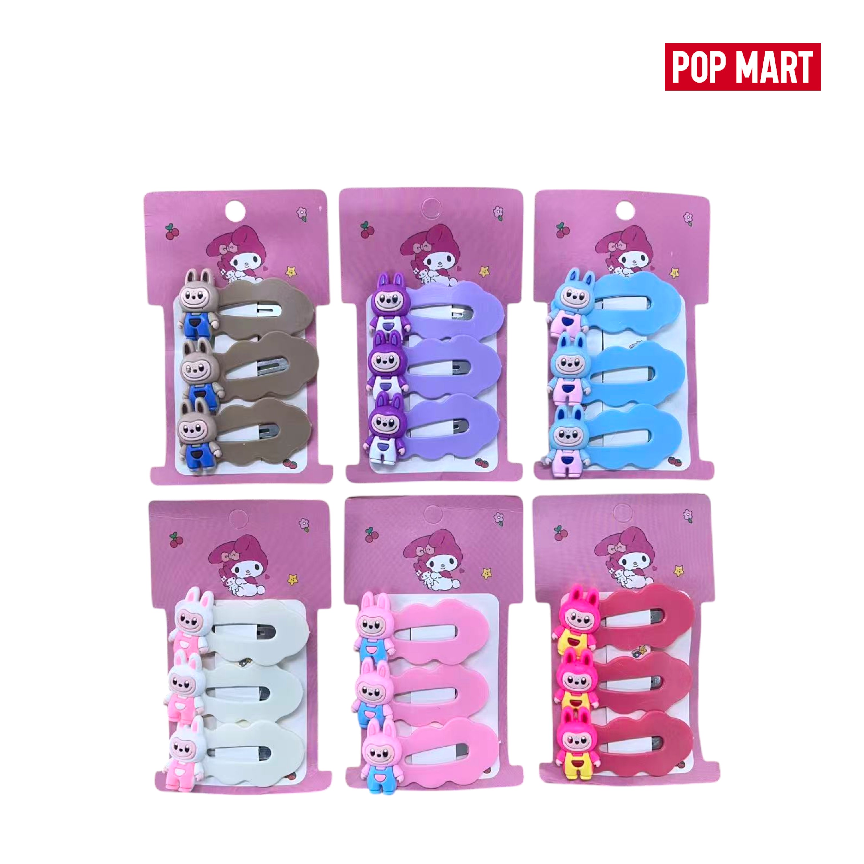 FXY-6212 GANCHO DE CABELLO LABUBU 3pcs FXY6212